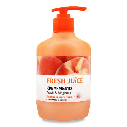 Гель-мило рідке Fresh Juice персик з дозатором