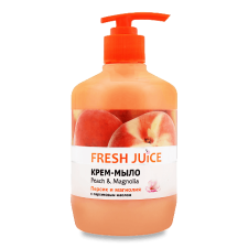 Гель-мило рідке Fresh Juice персик з дозатором mini slide 1