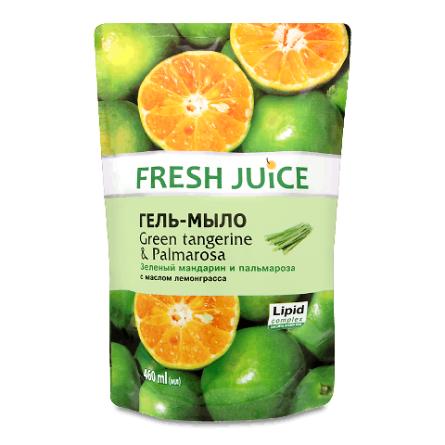 Гель-мило Fresh Juice Green Tangerin Palmaros slide 1