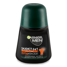 Дезодорант кульковий Garnier Men Mineral «Захист 6» mini slide 1