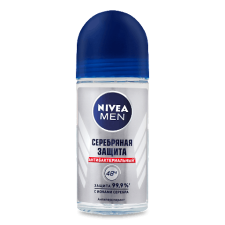 Дезодорант кульковий Nivea Men «Срібний захист» антиперспірант mini slide 1