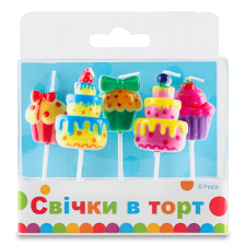 Свічки Party Favors «Фігурки» mini slide 1