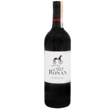 Вино Le Petit Ronan Bordeaux червоне сухе 12,5% 0,75л mini slide 1