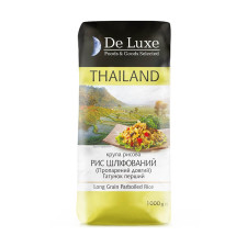 Крупа 1 кг De Luxe Foods Goods Selected рис длиннозерный пропаренный mini slide 1