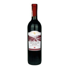 Вино 0,75 л Пиросмани красное столовое полусухое 12% об Грузия mini slide 1