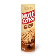 Печиво 180г Рошен цукрове MULTICAKE з начинкою какао mini slide 1