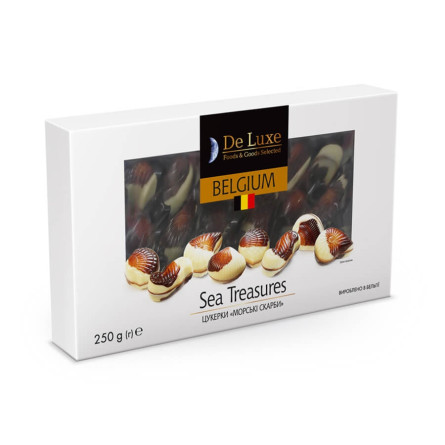 Цукерки 250г De Luxe Foods&Goods Selected Морські Скарби комбіновані у коробці, Бельгія