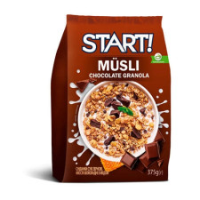 Сухие завтраки 375 г Start Musli шоколадные с медом mini slide 1
