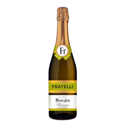 Напиток винный 0,75 Fratelli Moscato Bianco игристый полусладкий белый  6 - 6,9 % об slide 1