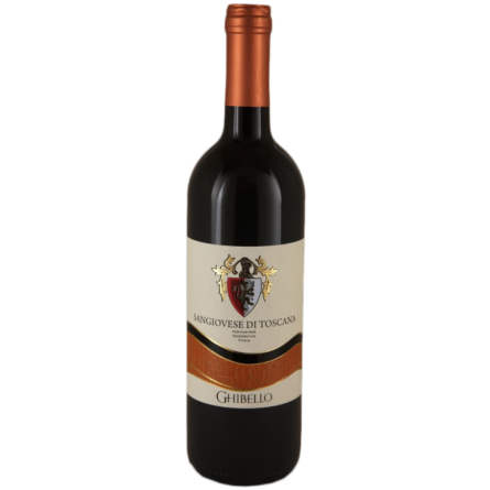 Вино Ghibello Sangiovese di Toscana красное сухое 0.75 л