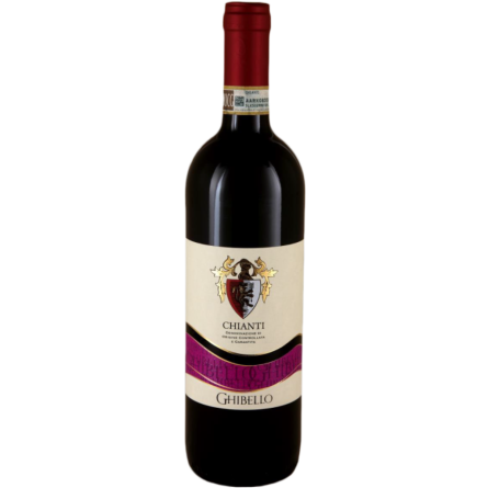 Вино Ghibello Chianti красное сухое 0.75 л