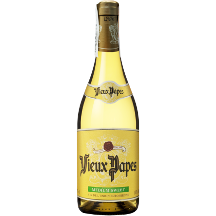Вино Vieux Papes Blanc біле напівсолодке 0.75 л slide 1