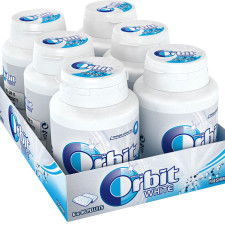 Упаковка жувальної гумки Orbit Bottle Свіжа м'ята 64 г x 6 шт. mini slide 1