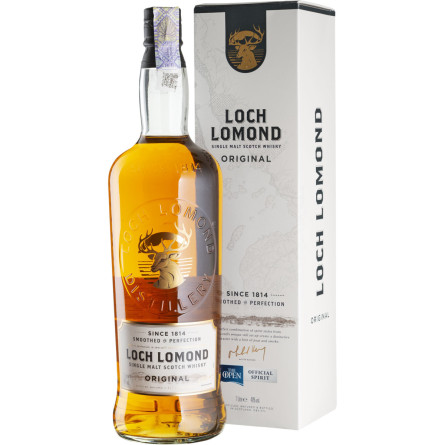 Виски Loch Lomond Original 6уо 1.0 л 40% в подарочной коробке