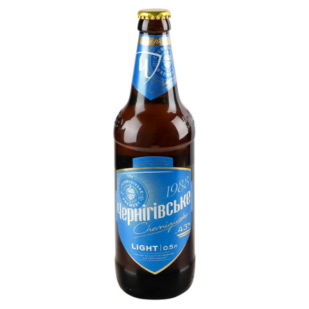 Пиво Чернігівське Light 4,3% 0,5л