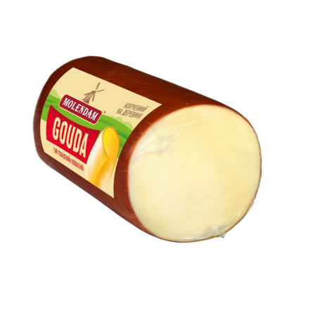 Сыр плавленый 220г, ТМ Molendam, Gouda колбасный копченый 40% slide 1