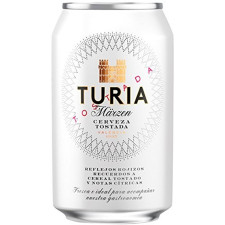 Упаковка пива Turia напівтемне фільтроване 5.4% 0.33 л x 24 шт. mini slide 1