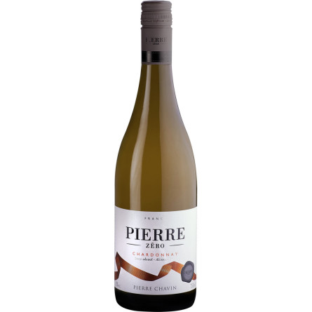 Вино Domaines Pierre Chavin Pierre Zéro Chardonnay біле напівсолодке 0.75 л Безалкогольне slide 1