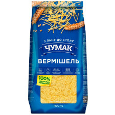 Макарони Чумак Вермішель 400г mini slide 1