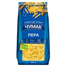 Макарони Чумак Пера 400г mini slide 1