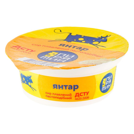 Сыр плавленый Пирятин Янтарь пастообразный 45% 90г