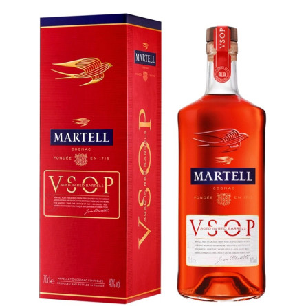 Коньяк Мартель / Martell, VSOP, 40%, 0.7л, в коробці