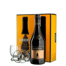 Бренді Сандеман Імперіал / Sandeman Imperial, 40%, 0.7л, в подарунковій коробці + 2 бокали mini slide 1