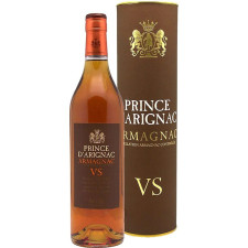 Арманьяк Принц Ариньяк / Prince Arignac, VS, 40%, 0.7л, в тубусі mini slide 1