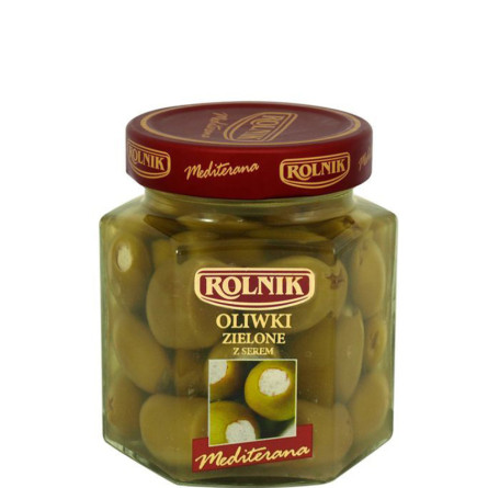 Оливки зелені з сиром, Rolnik, 280г