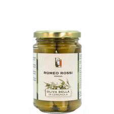 Оливки зелені Белла ді Черіньйола, Romeo Rossi, 290г mini slide 1