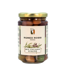 Асорті оливок в розсолі, Romeo Rossi, 290г mini slide 1