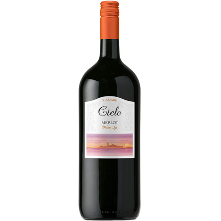 Вино Мерло / Merlot, Cielo e Terra, червоне сухе 1.5л