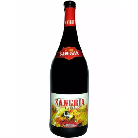 Ароматизированное вино Сангрия / Sangria, Claudio, красное сладкое 7% 1.5л