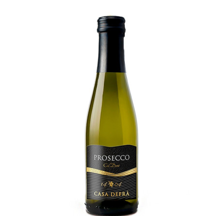 Ігристе вино Просекко, Каса Дефро / Prosecco, Casa Defra, біле сухе 0.2л