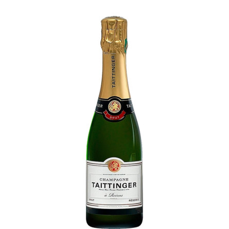 Шампанське Тетенже, Резерв / Taittinger, Reserve, біле брют 0.375л slide 1