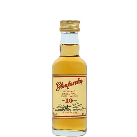 Виски Гленфарклас / Glenfarclas, 10 лет, 40%, 0.05л