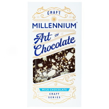 Шоколад Millennium Craft Series молочный с фундуком сладкой и соленой карамелью 100г mini slide 1
