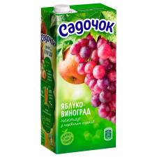 Нектар Садочок яблучно-виноградний з червоних сортів 1,93л mini slide 1