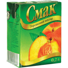 Нектар Смак Персиковий 200мл mini slide 1