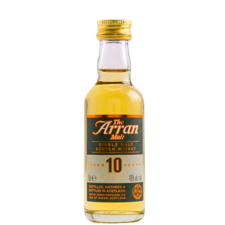 Виски Арран / Arran, 10 лет, 46%, 0.05л