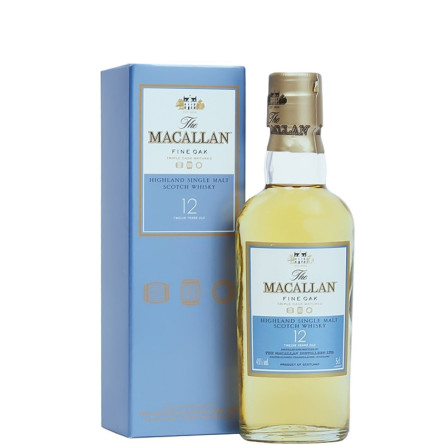 Виски Макаллан Файн Оак / Macallan Fine Oak, 12 лет, 0.05л, в коробке slide 1