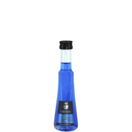 Ликер Курасао Блу, Джозеф Картрон / Curacao Bleu, Joseph Cartron, 25%, 0.03л