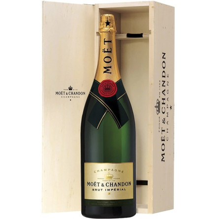 Шампанське Імперіал, Моет & Шандон / Imperial, Moet & Chandon, біле брют 3л в подарунковій коробці slide 1