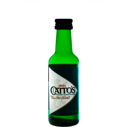 Виски Каттос / Cattos, 40%, 0.05л
