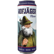 Пиво Пілсенер, Хофьягер / Pilsener, Hofjager, Denninghoff's, ж/б, 4.9%, 0.5л mini slide 1