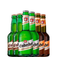 Набір пива Einbecker, Brauherren Pils 4.9% + Kellerbier 4.8% + Ur-Bock Dunkel 6.5%, 6 * 0.33л mini slide 1