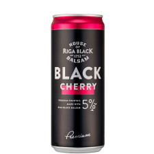 Напій газований слабоалкогольний Блек Бальзам, Черрі / Black Balsam, Cherry, 5%, 0.33л mini slide 1