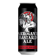Пиво Ерроджент Бастерд Ель / Arrogant Bastard Ale, Stone Brewing, ж/б, 7.2%, 0.5л mini slide 1