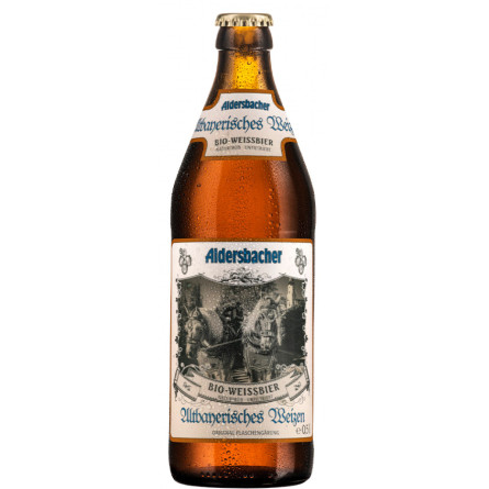 Пиво Альтбайрішес Вайцен, Альдерсбахер / Altbayerisches Weizen, Aldersbacher, 5.2%, 0.5л slide 1