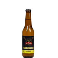 Сидр ігристий Яблучний, Натурал / Apple Natural Sparkling Cider, Rex Apples, брют 4-4.5% 0.33л mini slide 1